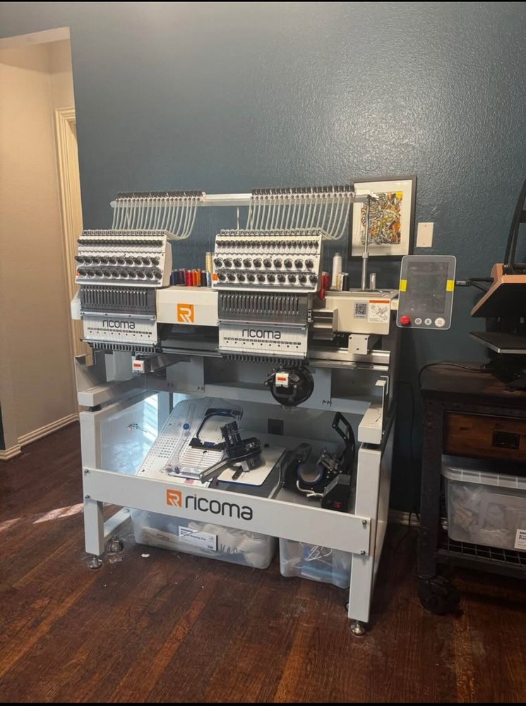 2 head Embroidery machine