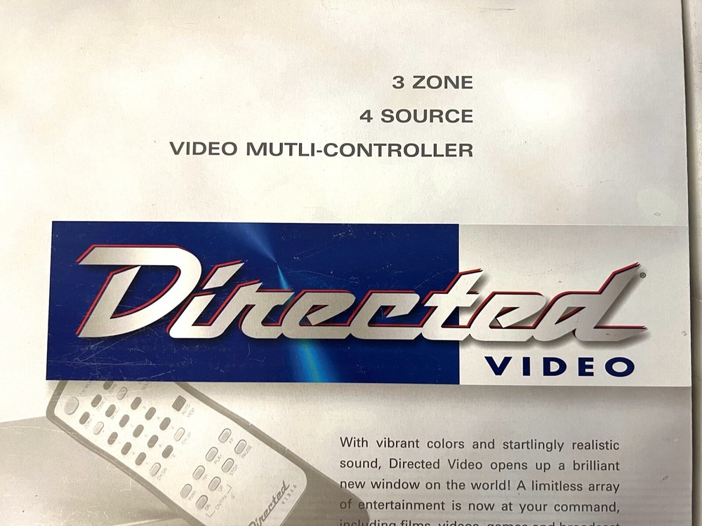 Directed Video -Video Multi-Controller MCB1000 3 Zone 4 Source - NEW