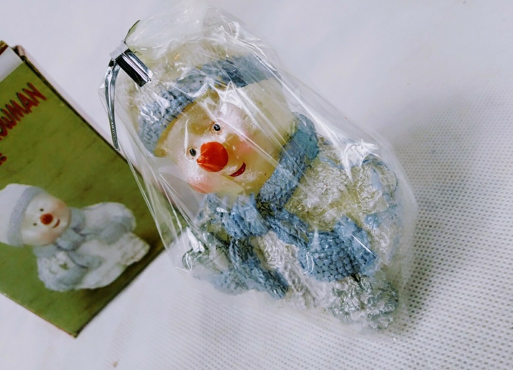 4" Sparky The Snowman Candle w. Box