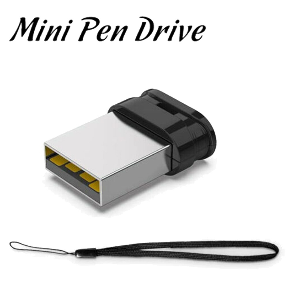 2 Pack 64 GB Mini USB 2.0 Flash Drive Pendrive USB Super Tiny Flash Memory Stick