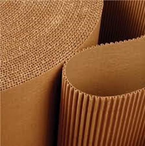21" B Flute Kraft Singleface Corrugated Roll 500 ft