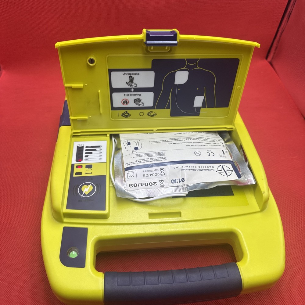 POWERHEART AED 9200RD Tested Working (read Description)