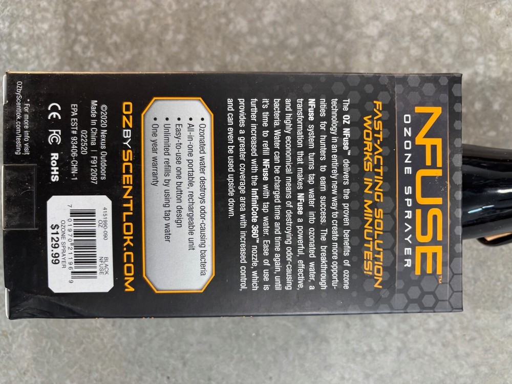 ScentLok NFuse Ozone Sprayer