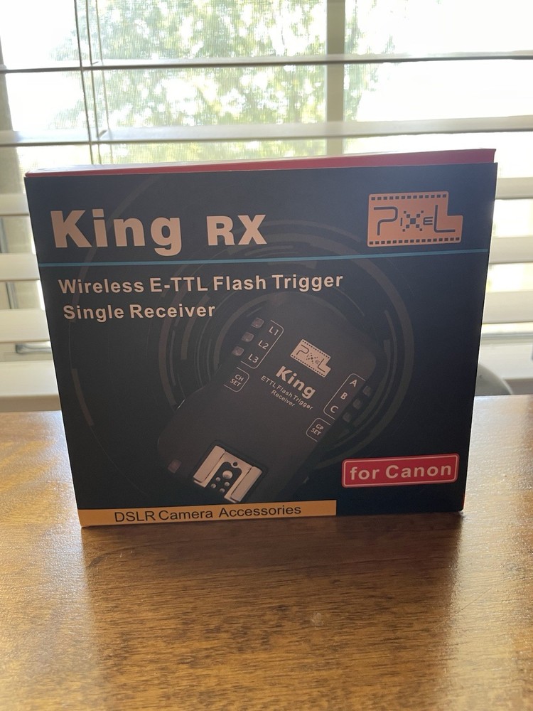 Pixel King RX Wireless E-TTL Flash Trigger Single Receiver (7322)