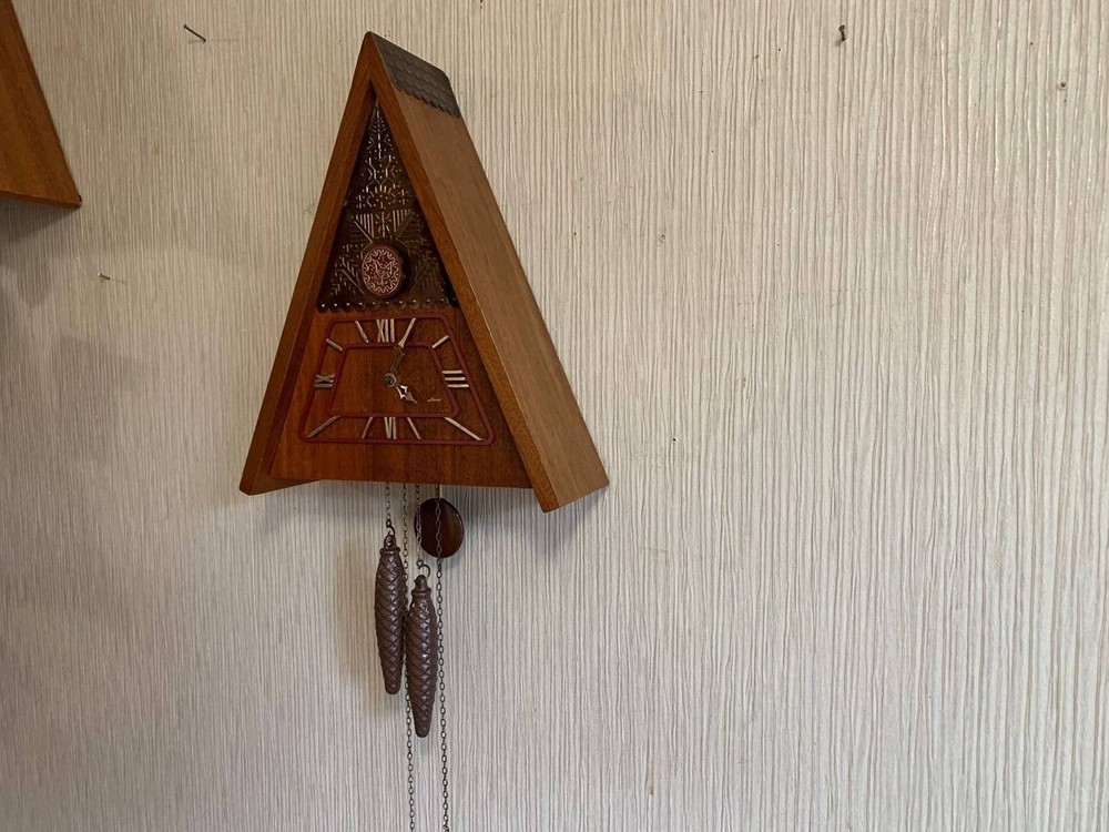 Soviet Vintage Cuckoo clock, USSR clock, Soviet working clock, Mechanical clock