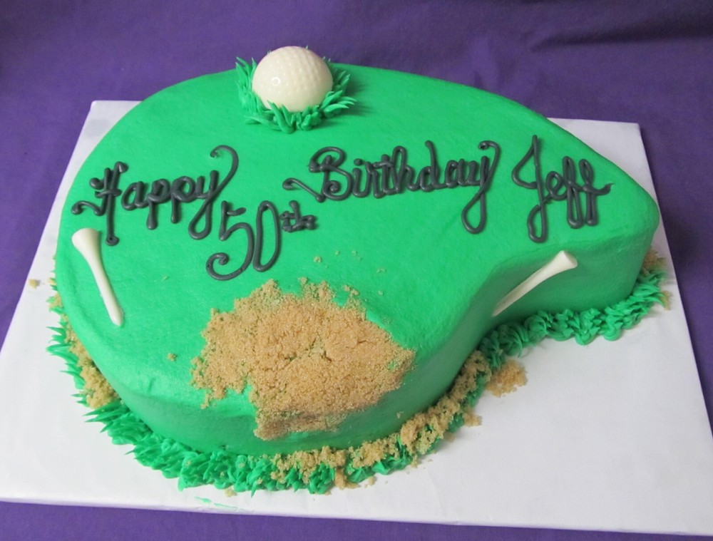 Used Fat Daddio Golf Tee Shape cake pans