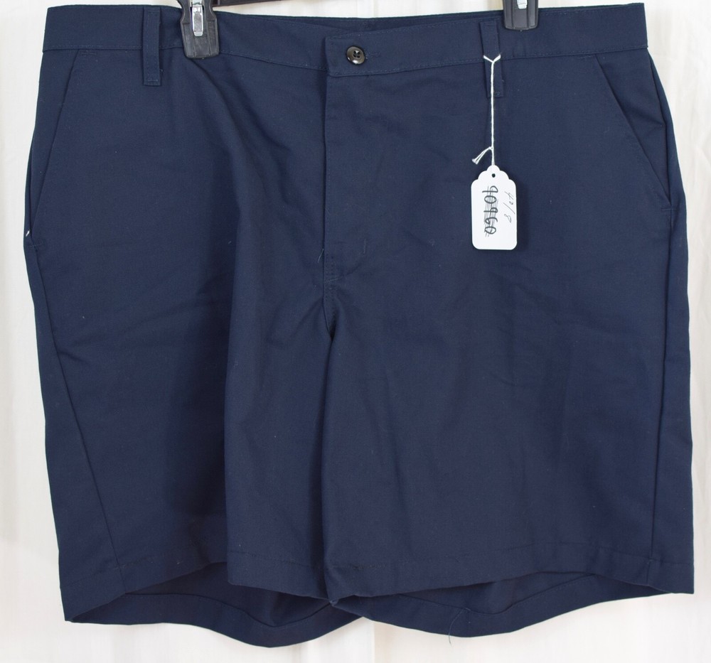 Red Kap Women's Plain Front Work Short Navy Size 18
