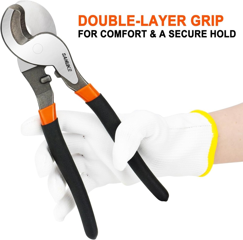 10 Inch Cable Cutters, Sanuke High Leverage 10" cable cutter, Copper