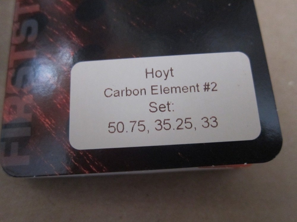 NEW Hoyt Carbon Element #2 String Set 50.75 & 35.25 First String Custom Archery
