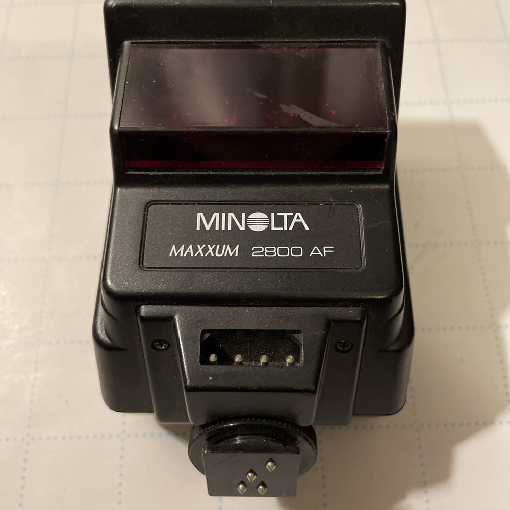 Minolta Maxxium 2800 AF Flash Unit Quality 2