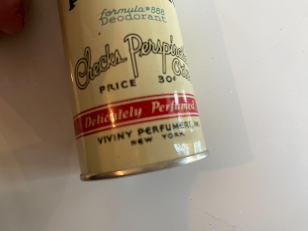 Sper Deoderant Powder WWII Women Gear Viviny Perfumers 1940s NOS Vanity Tin