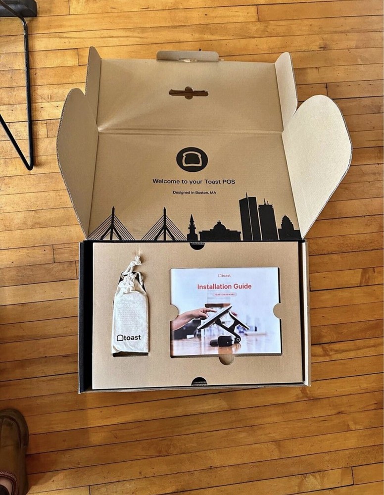 New Toast Flex Terminal POS Data Processing System Model TT203 (No Tap Box)