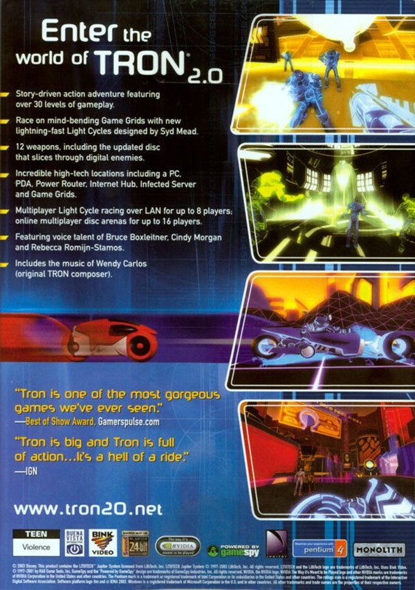 TRON 2.0 PC Game 2003 Windows 10 11