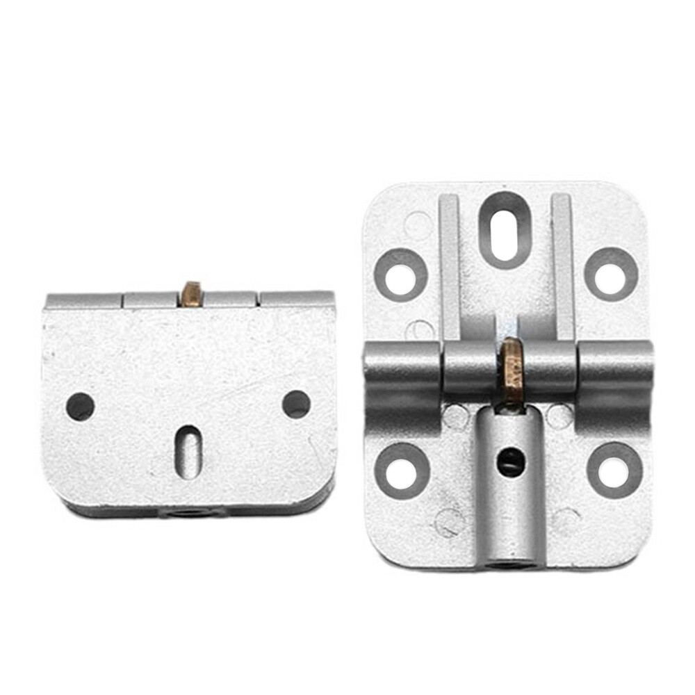 2Pcs Hinges Zinc Alloy Silver Adjustable Positioning Hinge Folding Butt Hinge