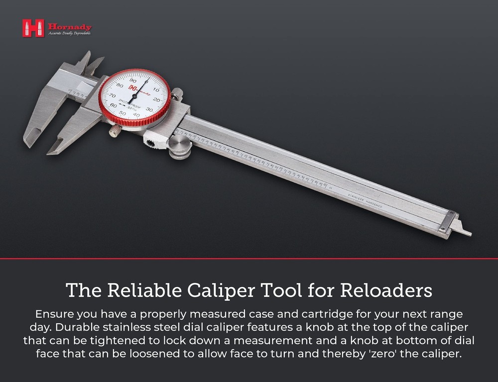 Hornady Digital Caliper STEEL DIAL CALIPER