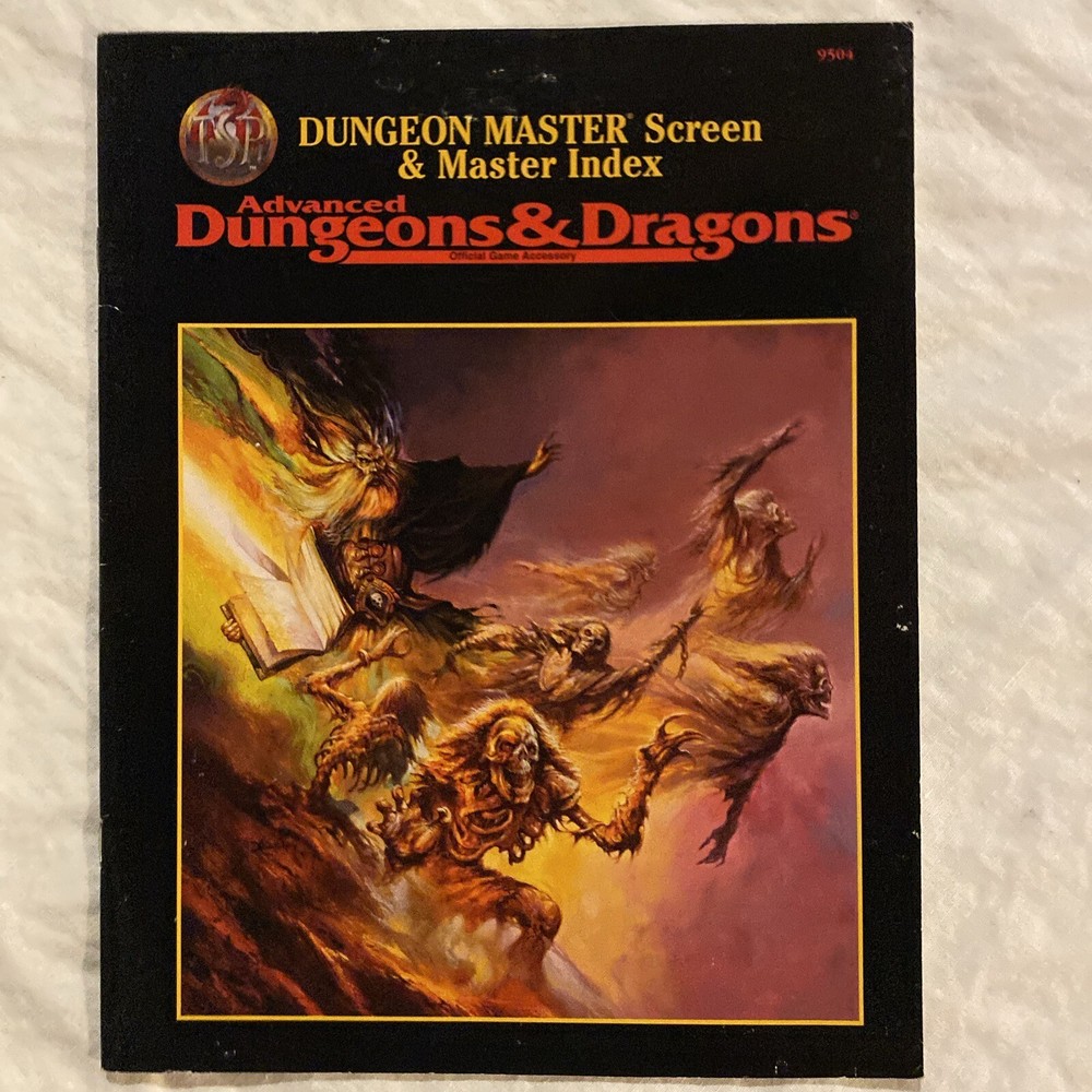 Adv Dungeons & Dragons Dungeon Masters D&D Screen