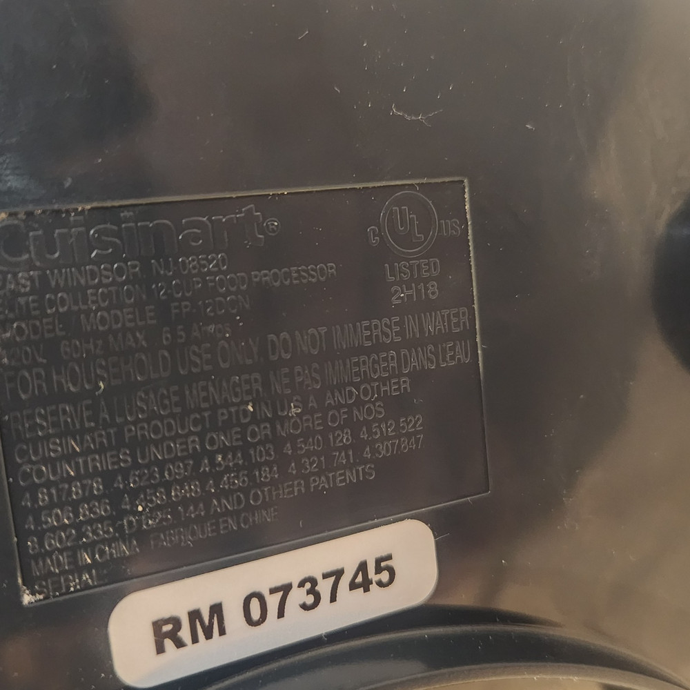 Cuisinart FP-12DCN 12-Cup Food Processor Motor Base