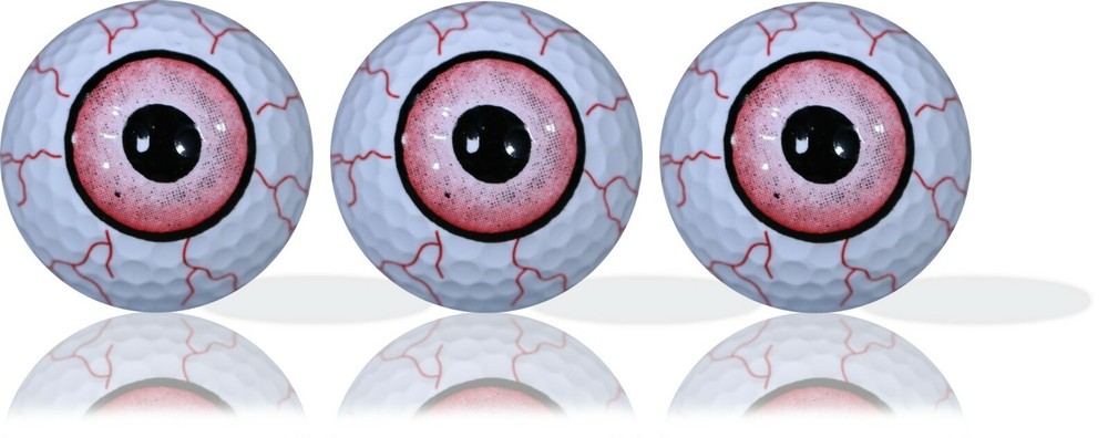 Red Eyeball Golf Balls 12 Pack - Perfect Gift Idea!