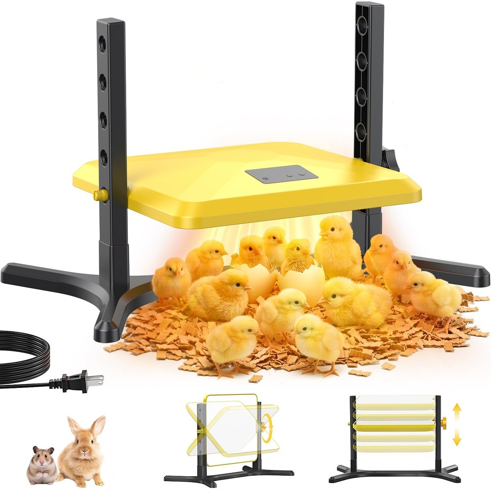 Smart Chick Brooder Plate - Energy Efficient Chick Heat Plate with Adjustable He
