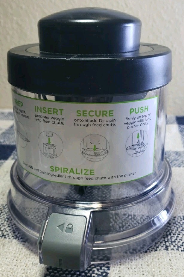 Ninja Intelli-Sense Replacement Spiralizer Feed Chute Assembly Unused Condition