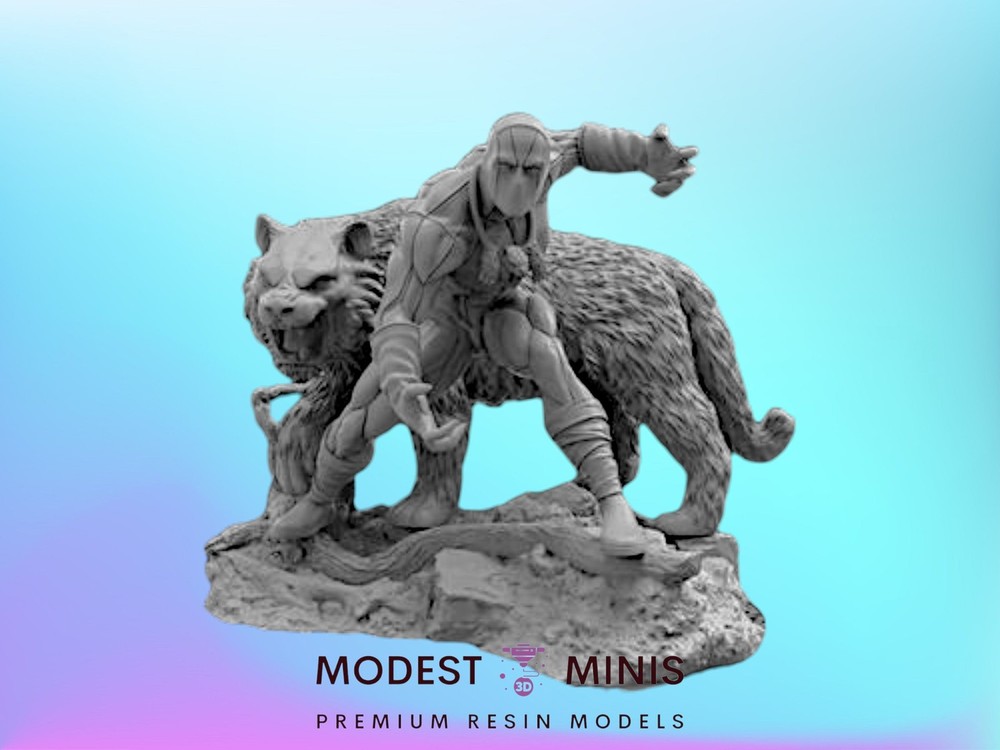 White Tiger | 32mm - 40mm Mini | Crisis Protocol Proxy | Superhero | Trident