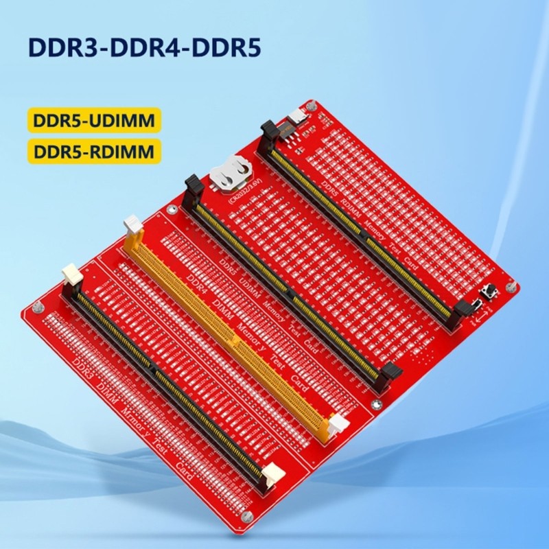 Efficient DDR3 DDR4 DDR5 UDMM RDIMM Memory Tester For PC And Technicians