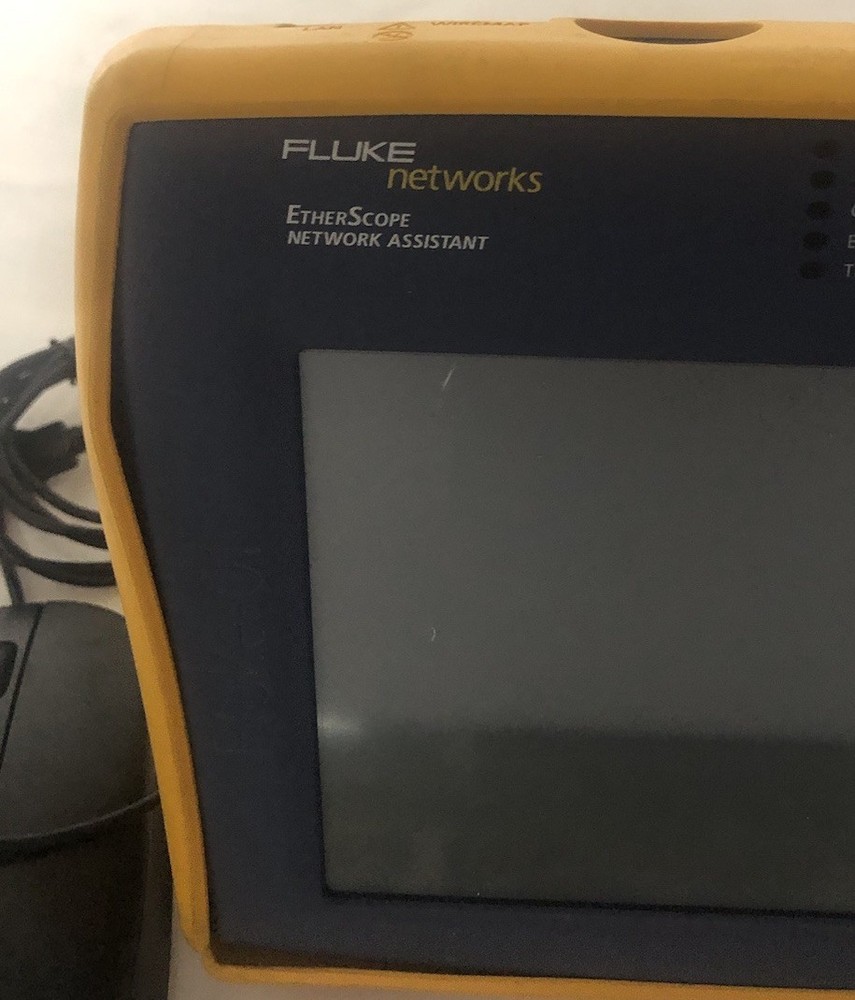 Fluke EtherScope Network Assistant-Tested Touchscreen not working,screen cracked