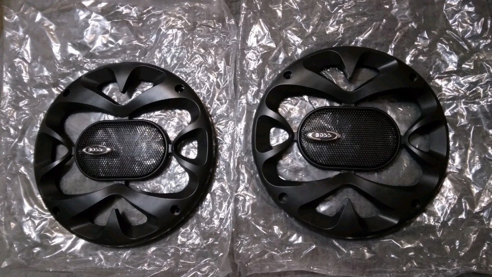 Boss 7" 3 Way Speaker Covers, One Pair, Black