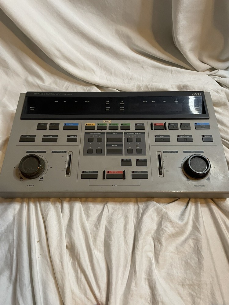 JVC Editing Control Unit RM-86u Tested works See Pics