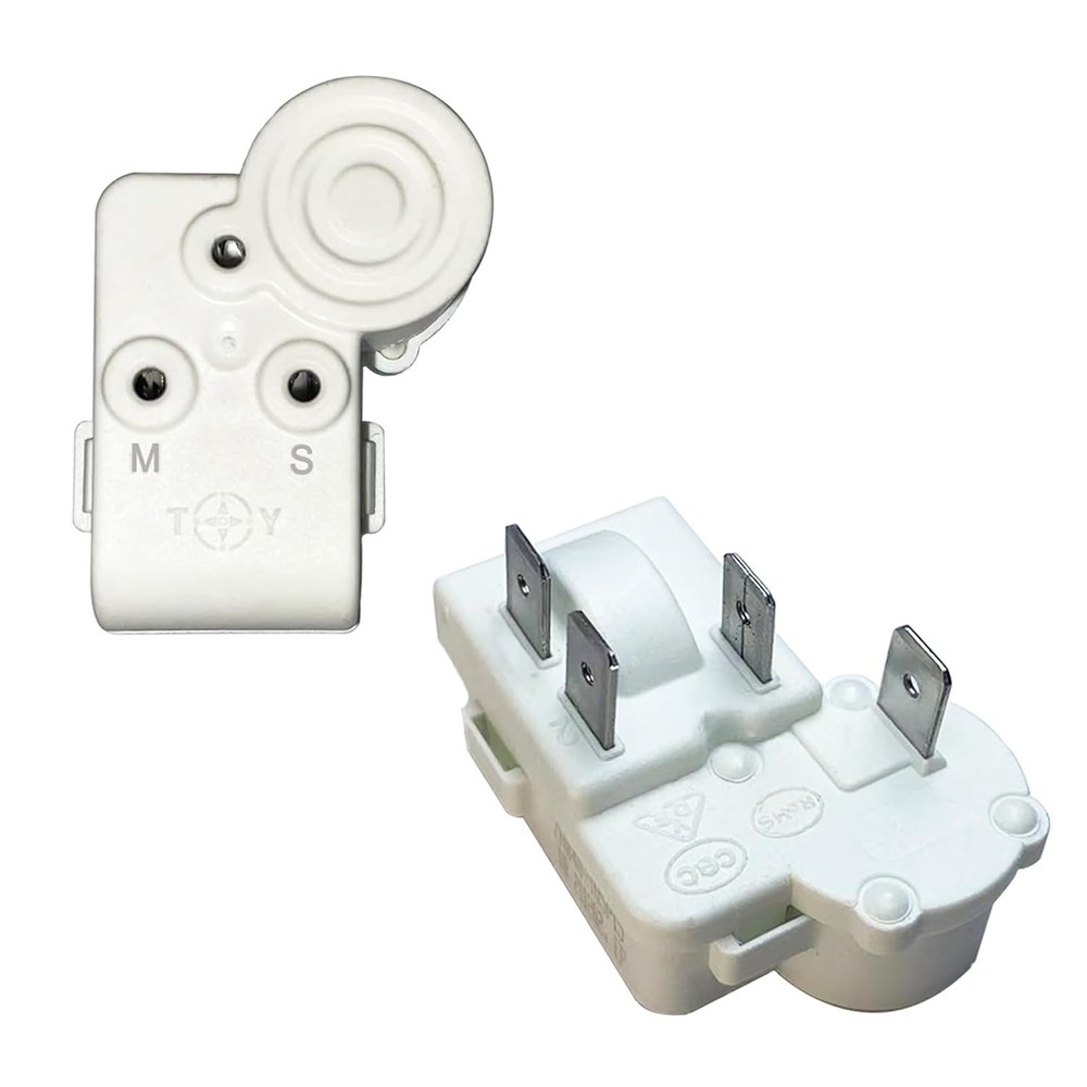 Refrigerator Freezer Compressor PTC Starter Relay, 4 Pins Over Load...