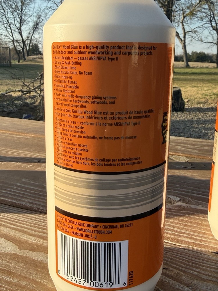 2 Pack Gorilla 36 Oz. Wood Glue