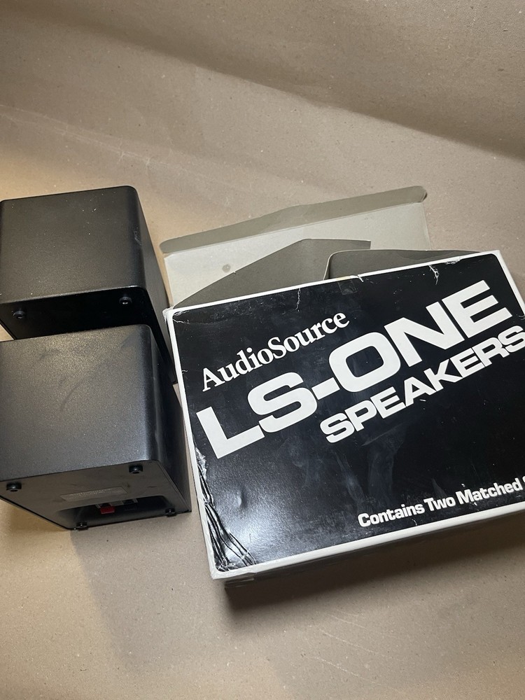 AUDIOSOURCE LS-ONE SPEAKERS Tested Work And Sound Great