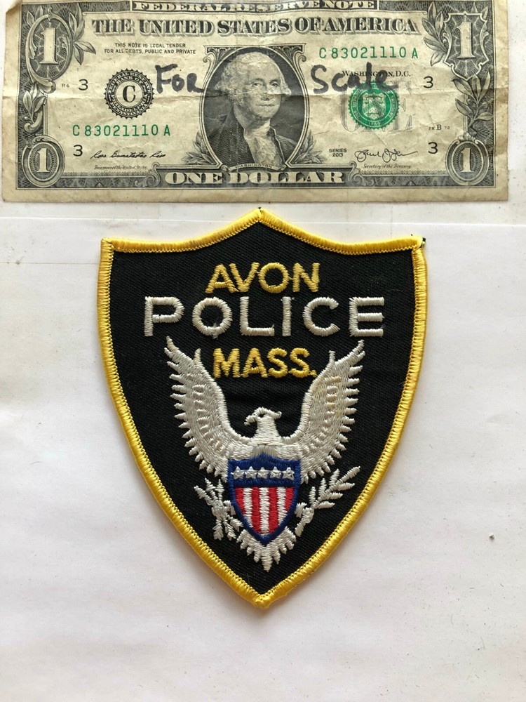 Avon Massachusetts Police Patch Un-sewn great condition