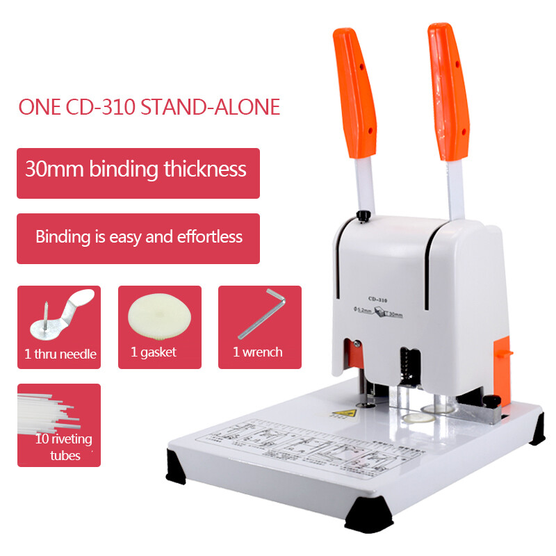 financial document binding machine 220V Office Appliance Binding machine CD-310