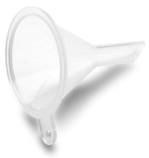 Versatile Mini Funnel Set - 5 Clear Plastic Tools for Easy Pouring & Crafting