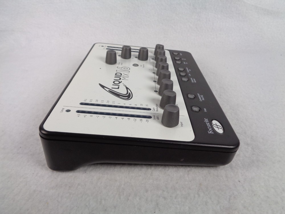 FocusRite Liquid Mix 16 Firewire Mixer EQ Emulation Compression Power Tested