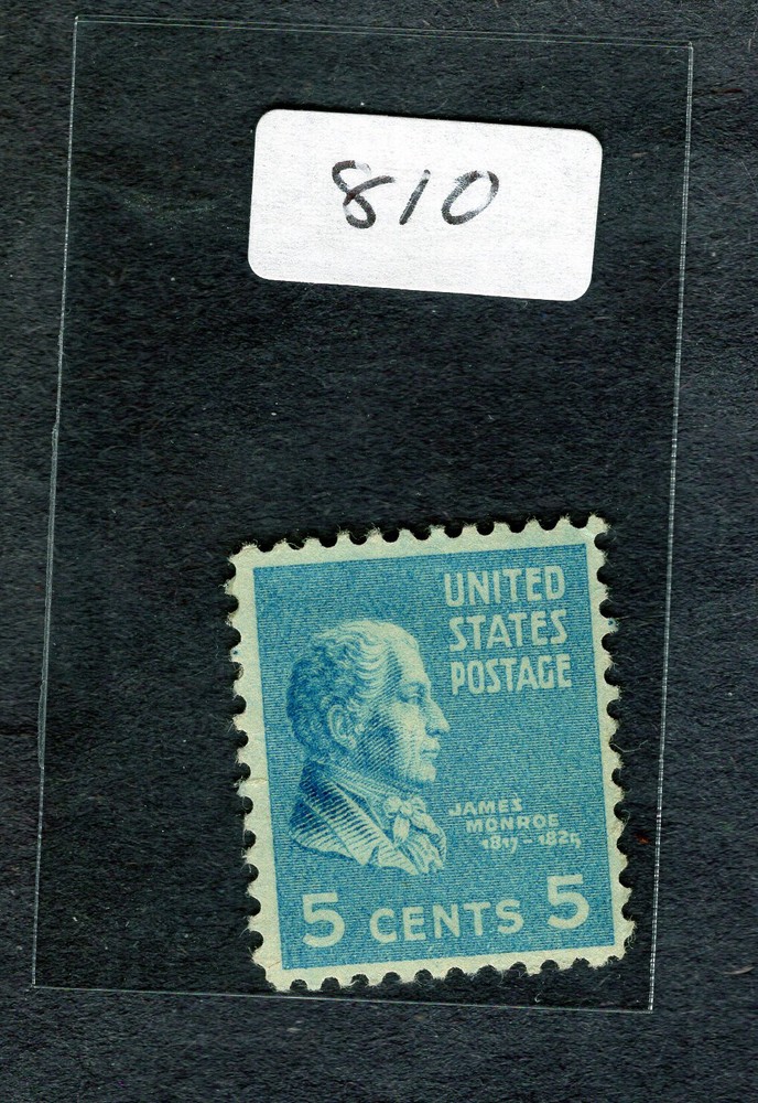 1938 Stamp #810 James Monroe M/SHM