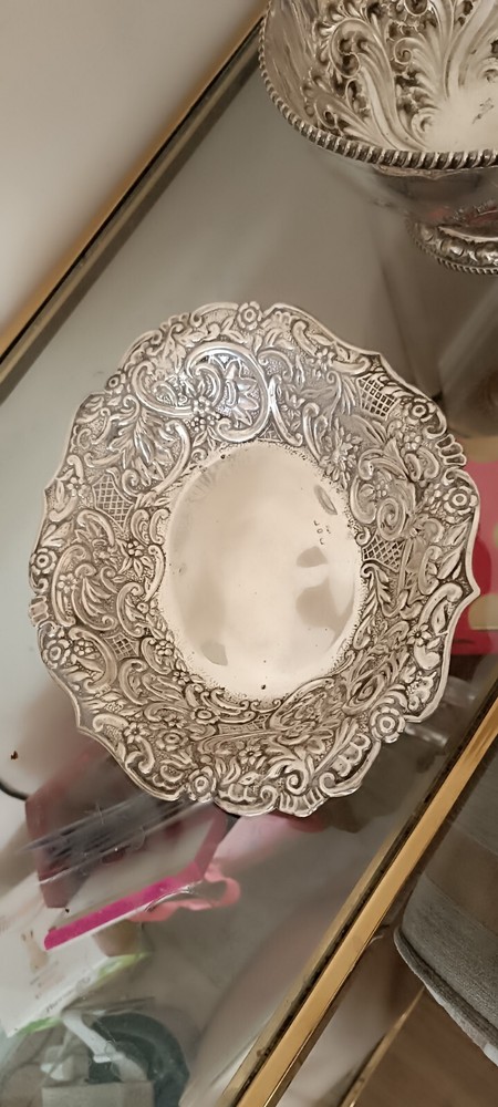 Sterling Silver Bonbon Dish 1897