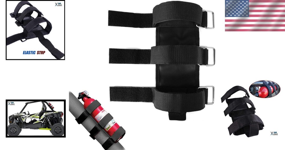 Universal Offroad Fire Extinguisher Holder for UTV Roll Bars - Quick Release