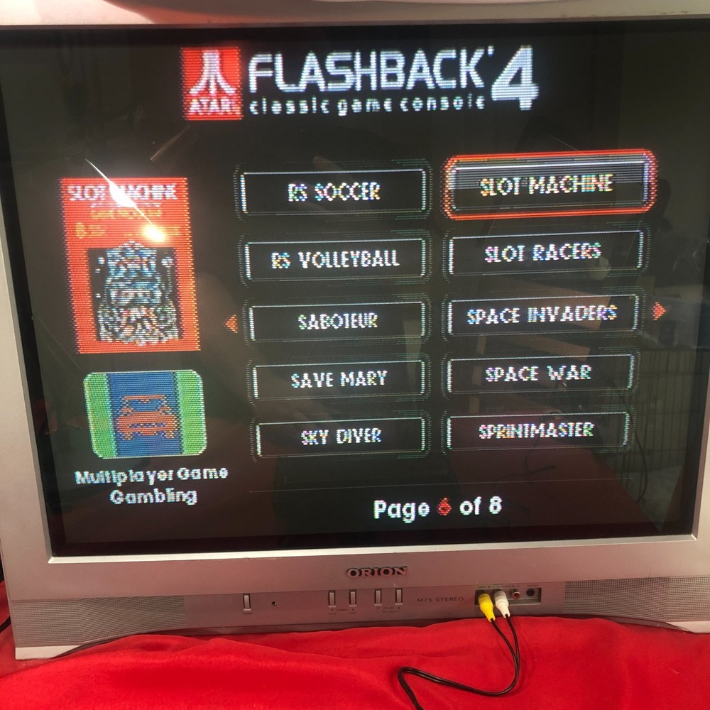 Atari Flashback 4 game console 75 games 2 controllers - VIDEO OF IT WORKING!