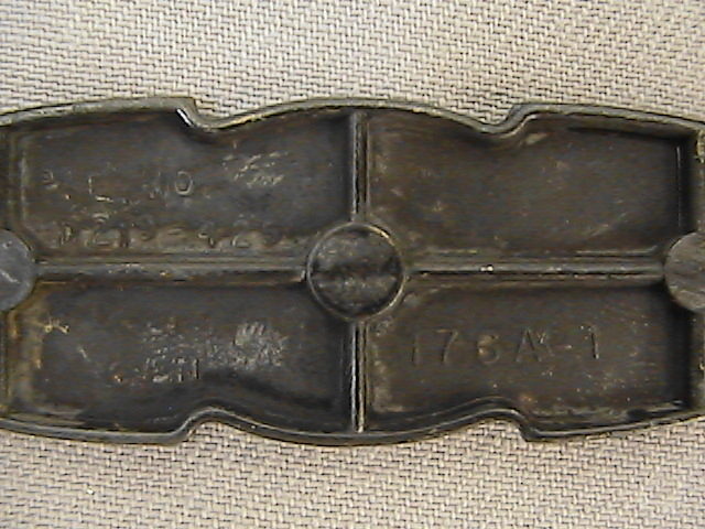 Vintage Burnished Bronze finish Cabinet Handle Back Plate.