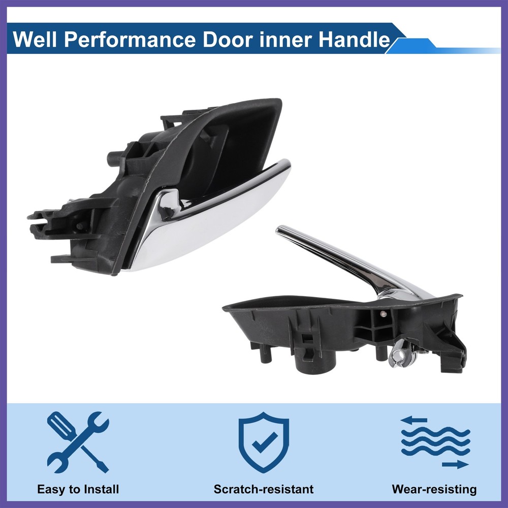 Front Driver Side Interior Door Handle for Buick Lacrosse 09-14 Chrome