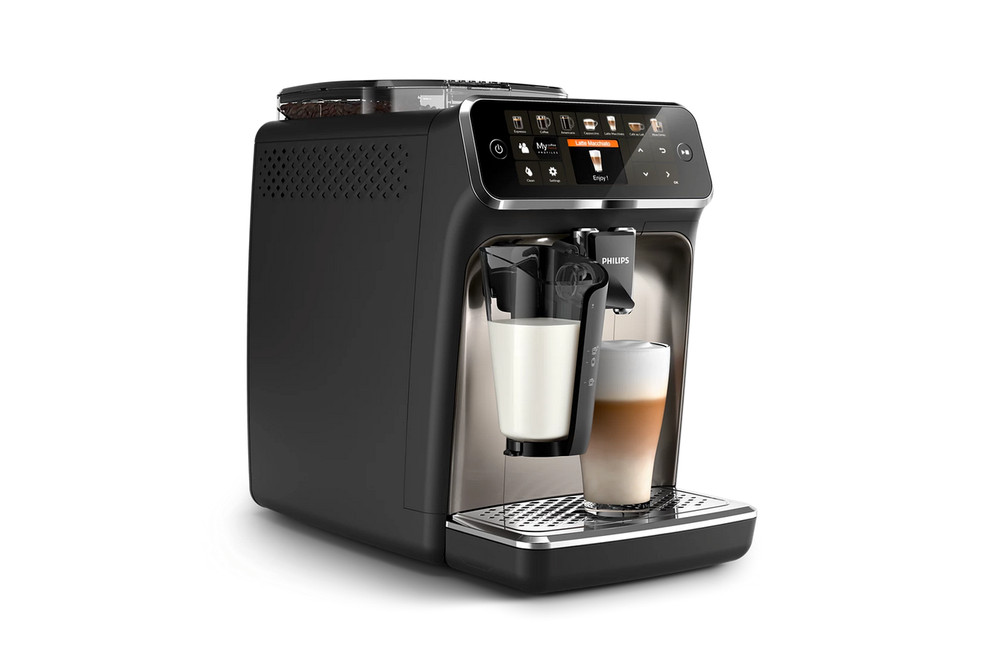 Philips 5400 LatteGo Automatic Espresso Machine, Silver - EP5447/94