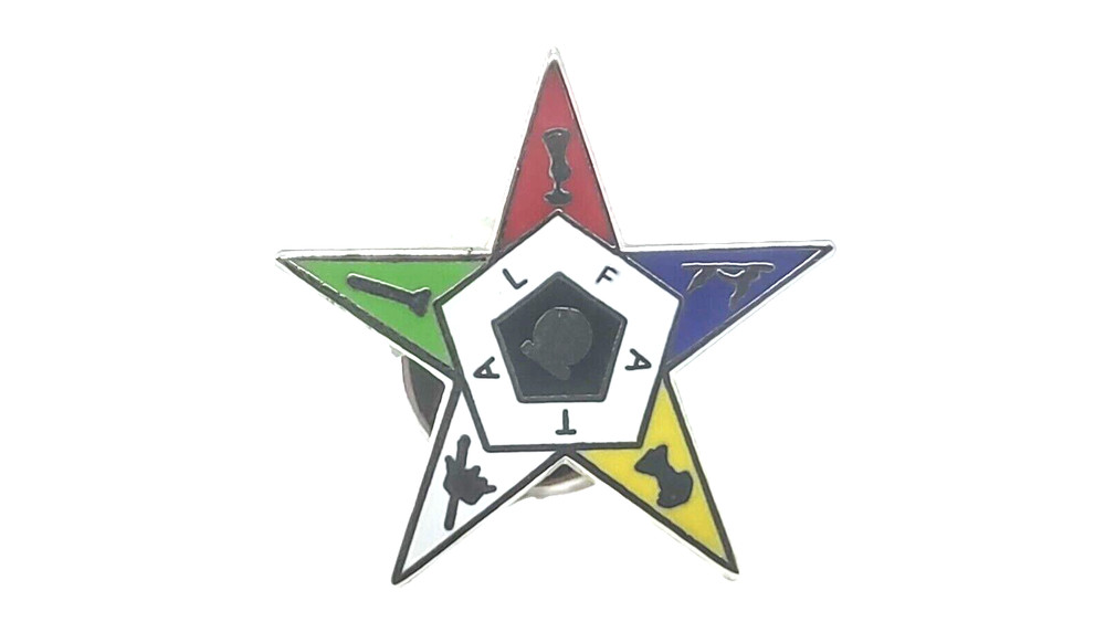 Eastern Star 1-inch Lapel Pin P02004
