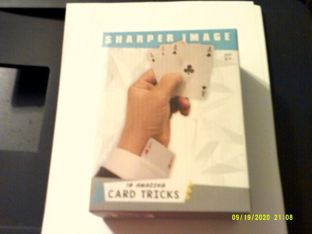 SHARPER IMAGE 19 AMAZING CARD TRICKS