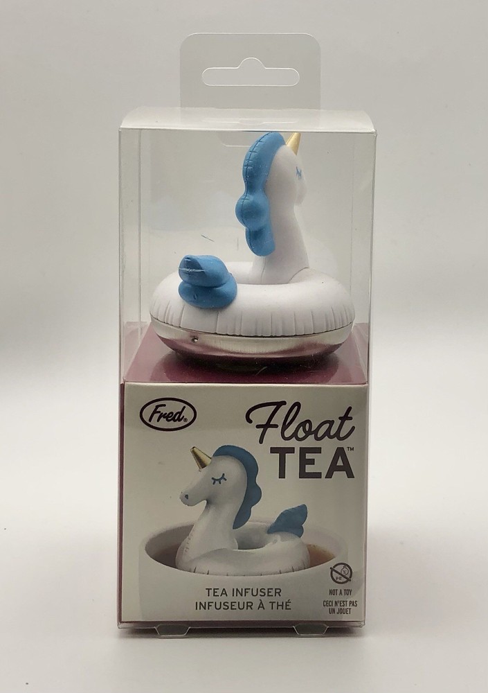 Fred FLOAT-TEA Unicorn Tea Infuser -NEW SEALED- Pool Float Style S.S. Mesh