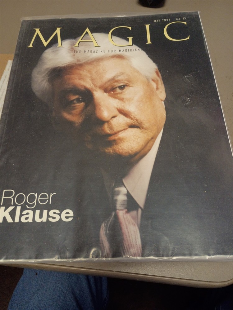 Roger Klause Magic Magazine Issue 2003 #2