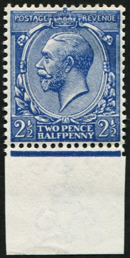 2½d SG 372(12) 'DEEP-BLUE' MINT, fine M/M marginal. (Ideal reference copy as ...