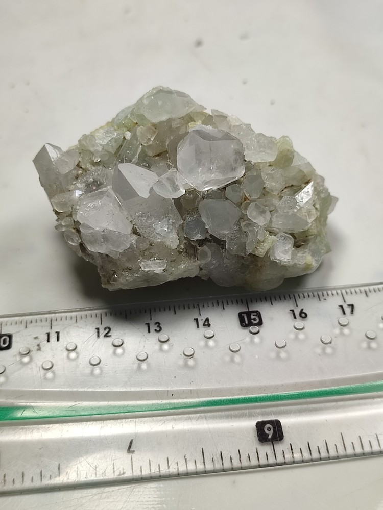 Calcite With Prehnite Nice Color & Termination-Afg.