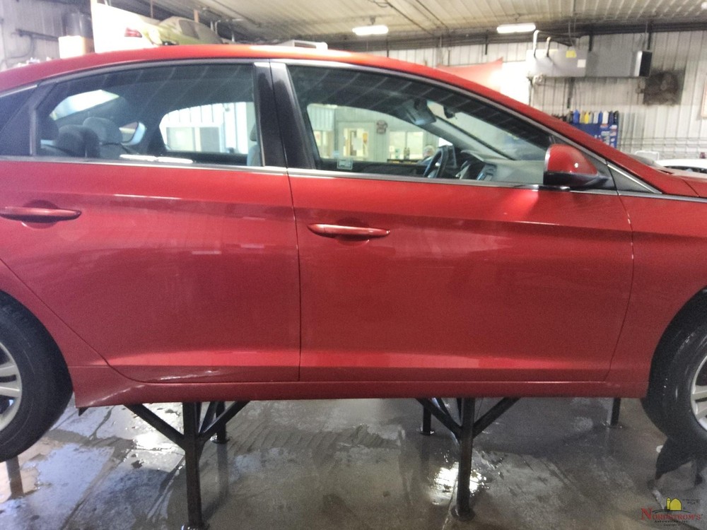 2017 Hyundai Sonata Driver Front Headrest Only Gray Cloth